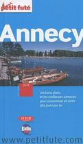 Couverture du livre « Annecy (édition 2010/2011) » de Collectif Petit Fute aux éditions Le Petit Fute