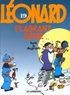 Couverture du livre « Léonard T.19 ; flagrant génie » de Bob De Groot et Turk aux éditions Lombard