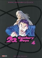 Couverture du livre « 20th century boys - deluxe Tome 4 » de Naoki Urasawa aux éditions Panini