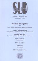 Couverture du livre « Rachid Boudjedra » de  aux éditions Autres Temps