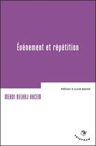 Couverture du livre « Évènement et répétition » de Mehdi Belhaj-Kacem aux éditions Tristram