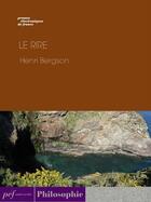 Couverture du livre « Le Rire » de Henri Bergson aux éditions Presses Electroniques De France