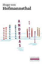 Couverture du livre « Andreas et autres recits » de Hugo Von Hofmannsthal aux éditions Gallimard