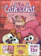 Couverture du livre « Cath et son chat : Tome 1 et Tome 5 » de Christophe Cazenove et Yrgane Ramon et Herve Richez aux éditions Bamboo