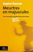 Couverture du livre « Meurtres en majuscules » de Sophie Hannah aux éditions Libra Diffusio