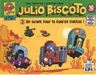 Couverture du livre « Julio Biscoto t.2 : en avant pour la course cactus ! » de Roux Mickael et Tony Emeriau aux éditions Monsieur Pop Corn