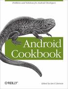 Couverture du livre « Android Cookbook » de Ian F. Darwin aux éditions O'reilly Media