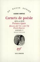Couverture du livre « Poesies t5 » de Eugenio Montale aux éditions Gallimard