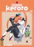 Couverture du livre « Sergent Keroro Tome 21 » de Mine Yoshizaki aux éditions Kana