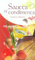 Couverture du livre « Sauces et condiments » de Jaunault-Benaouda aux éditions Ouest France