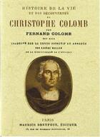 Couverture du livre « Histoire de la vie et des découvertes de Cristophe Colomb » de Fernand Colomb aux éditions Maxtor