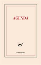 Couverture du livre « Agenda (édition 2019) » de  aux éditions Gallimard