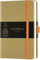 Couverture du livre « Carnet aquarela poche quadrille vert olive » de Castelli aux éditions Castelli Milano