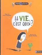 Couverture du livre « Vie c est quoi » de Brenifier/Ruillier aux éditions Nathan