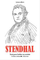 Couverture du livre « Stendhal » de Leonie Alfieri aux éditions Editions Du Cenacle