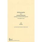 Couverture du livre « Bibliographie de la presse francaise politique et d'information générale, des origines à 1944 ; 36, Indre » de  aux éditions Bnf Editions