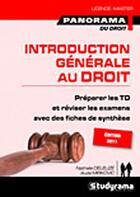 Couverture du livre « Introduction générale au droit (2e édition) » de Nathalie Deleuze et Aude Bertrand-Mirkovic aux éditions Studyrama