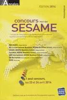 Couverture du livre « Les annales sésame 2013-2014 » de  aux éditions Studyrama