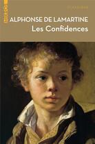 Couverture du livre « Les confidences » de Alphonse De Lamartine aux éditions Editions De L'aube