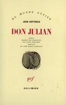 Couverture du livre « Don julian » de Juan Goytisolo aux éditions Gallimard