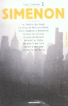 Couverture du livre « Tout Simenon t.1 ; centenaire » de Georges Simenon aux éditions Omnibus