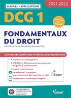 Couverture du livre « DCG Tome 1; fondamentaux du droit » de Levent Kilig et Catherine Bocquillon aux éditions Vuibert