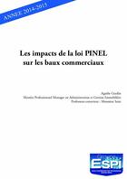 Couverture du livre « Les impacts de la loi Pinel sur les baux commerciaux » de Agathe Graslin aux éditions Edilivre