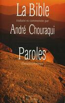 Couverture du livre « Paroles : Deutéronome » de Andre Chouraqui aux éditions Lattes