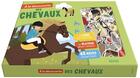 Couverture du livre « À la découverte des chevaux » de Jessica Secheret et Irena Aubert aux éditions Philippe Auzou