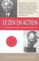 Couverture du livre « Le zen en action » de Yosh Taguchi aux éditions Guerin Canada