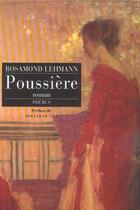 Couverture du livre « Poussiere » de Lehmann R aux éditions Phebus