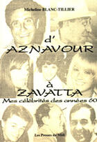 Couverture du livre « D'Aznavour à Zavatta » de Micheline Blanc-Tillier aux éditions Presses Du Midi
