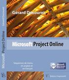 Couverture du livre « Microsoft project online » de Gerard Ducouret aux éditions Pragmasoft