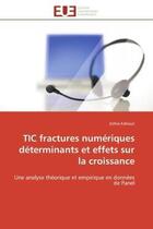 Couverture du livre « Tic fractures numeriques determinants et effets sur la croissance - une analyse theorique et empiriq » de Kahouli Zohra aux éditions Editions Universitaires Europeennes