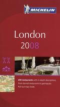 Couverture du livre « Guide rouge Michelin ; London (édition 2008) » de Collectif Michelin aux éditions Michelin