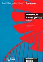 Couverture du livre « Elements de culture generale categorie a » de Huisman aux éditions Documentation Francaise