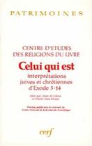 Couverture du livre « Celui qui est » de Alain De Libera aux éditions Cerf