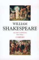 Couverture du livre « Coffret 2 volumes Shakespeare - Comédies - éditions bilingue Français/Anglais » de William Shakespeare aux éditions Bouquins