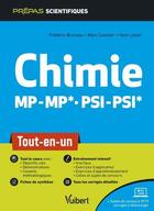 Couverture du livre « Chimie ; MP-MP* PSI-PSI* » de  aux éditions Vuibert