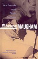 Couverture du livre « Ten Novels And Their Authors » de William Somerset Maugham aux éditions Random House Digital