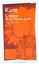 Couverture du livre « Critique de la raison pure (nouvelle edition) » de Emmanuel Kant aux éditions Flammarion