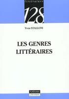 Couverture du livre « Les Genres Litteraires » de Yves Stalloni aux éditions Nathan