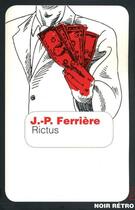 Couverture du livre « Rictus » de Ferriere Jean-Pierre aux éditions Plon