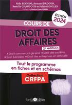 Couverture du livre « Cours de droit des affaires : tout le programme en fiches et en schémas (édition 2023) » de Solene Ringler et Bertille Ghandour et Armand Dadoun et Aida Bennini aux éditions Enrick B.