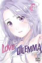 Couverture du livre « Love X dilemma Tome 21 » de Kei Sasuga aux éditions Delcourt