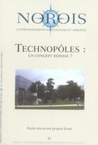 Couverture du livre « Revue NOROIS : Norois, n° 200/2006-3 : Technopôles : un concept dépassé ? » de Pur aux éditions Pu De Rennes