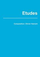 Couverture du livre « Etudes » de Olivier Hamant aux éditions Lulu