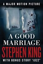 Couverture du livre « A good marriage » de Stephen King aux éditions Scribner