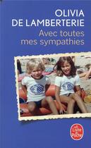 Couverture du livre « Avec toutes mes sympathies » de Olivia De Lamberterie aux éditions Le Livre De Poche