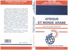 Couverture du livre « Afrique et monde arabe - echec de l'insertion internationale » de Amin/Ben Hammouda aux éditions L'harmattan
